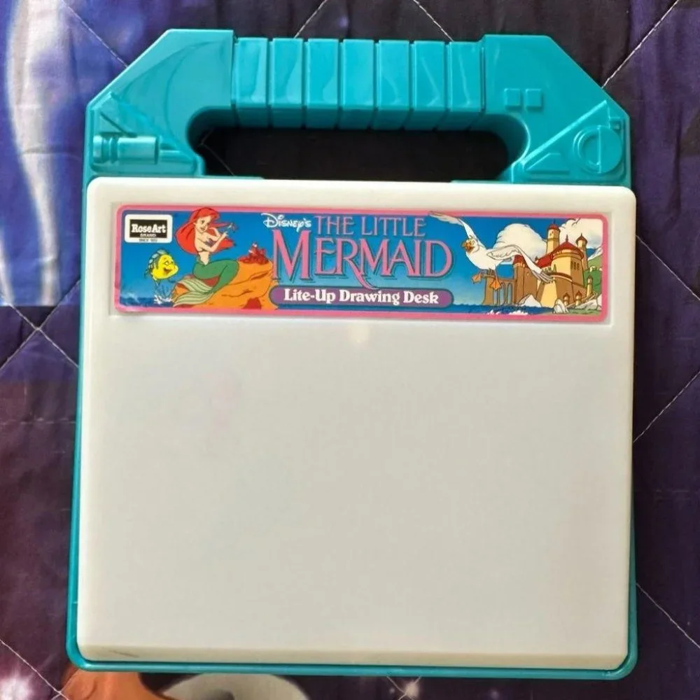 1991 THE LITTLE MERMAID LITE UP DRAWING DESK (LITE‎ UP DESK ONLY)
